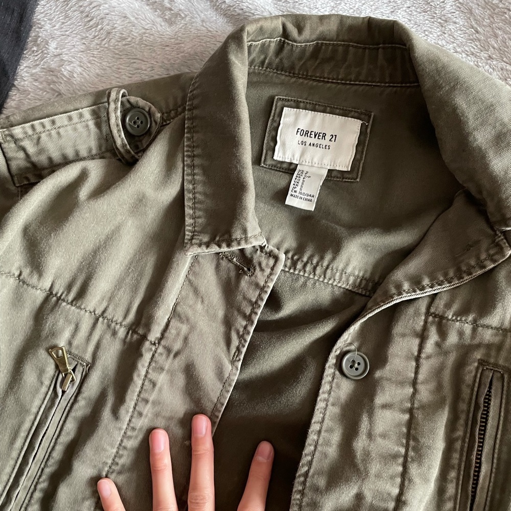 Forever 21 Utility Camo Jacket in S